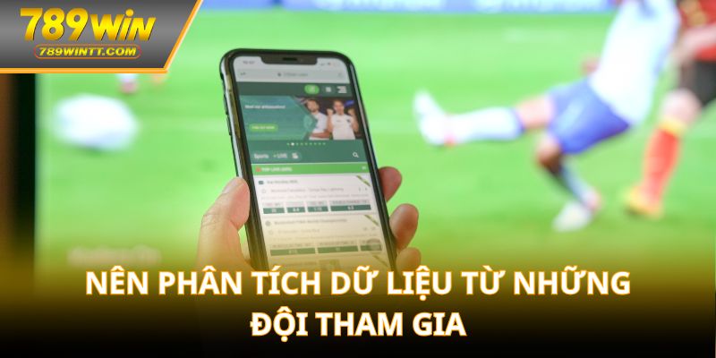 Nên phân tích dữ liệu từ những đội tham gia